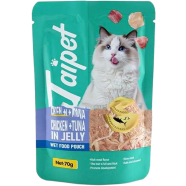 Taipet Cat Wet Food Pouch Tuna in Jelly – 70g